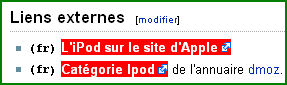 Les liens nofollow sont mis en évidence