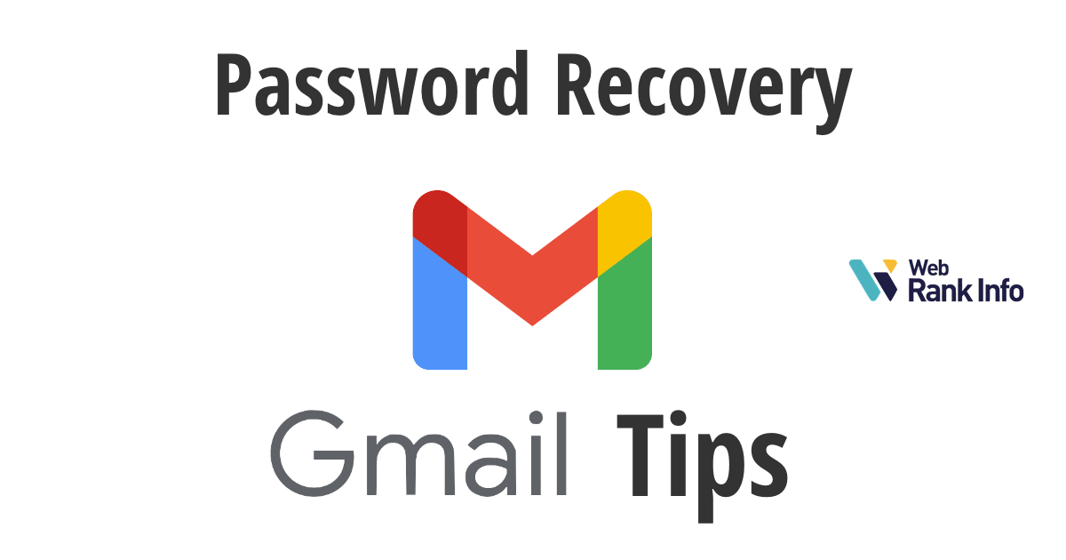 How to Recover your Gmail Password